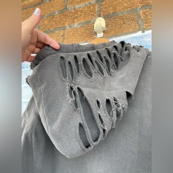 NSF  Destroyed French Terry Hoodie men’s size small - Picture 13 of 14